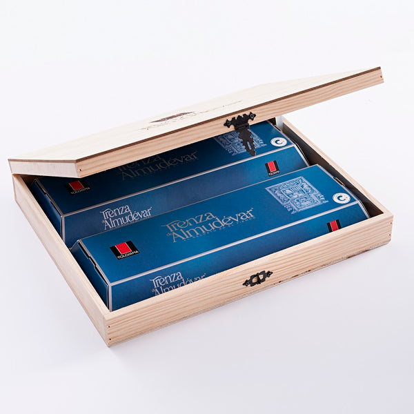 Cofre de Madera: Presentación de lujo para 2 Trenzas de Almudévar®