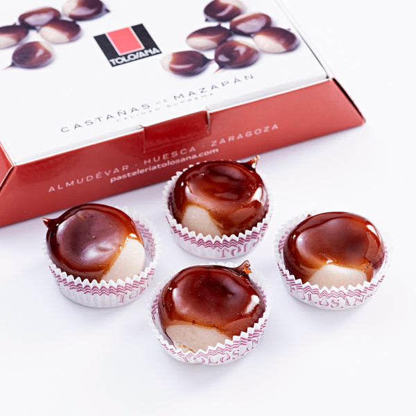 Castañas de mazapán, 6 u